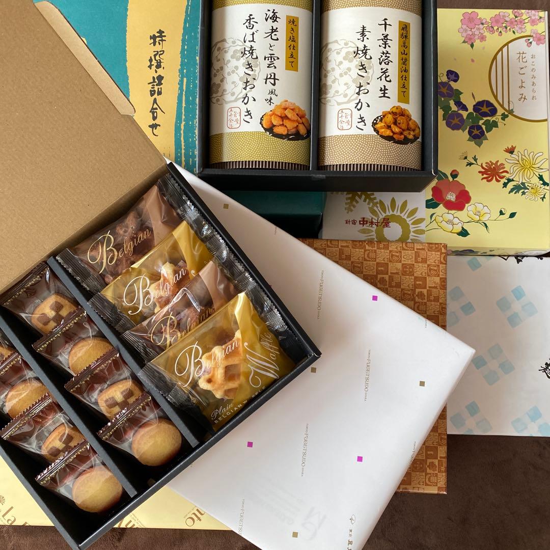 箱菓子まとめ売り もち吉 本高砂屋 凮月堂 新宿中村屋