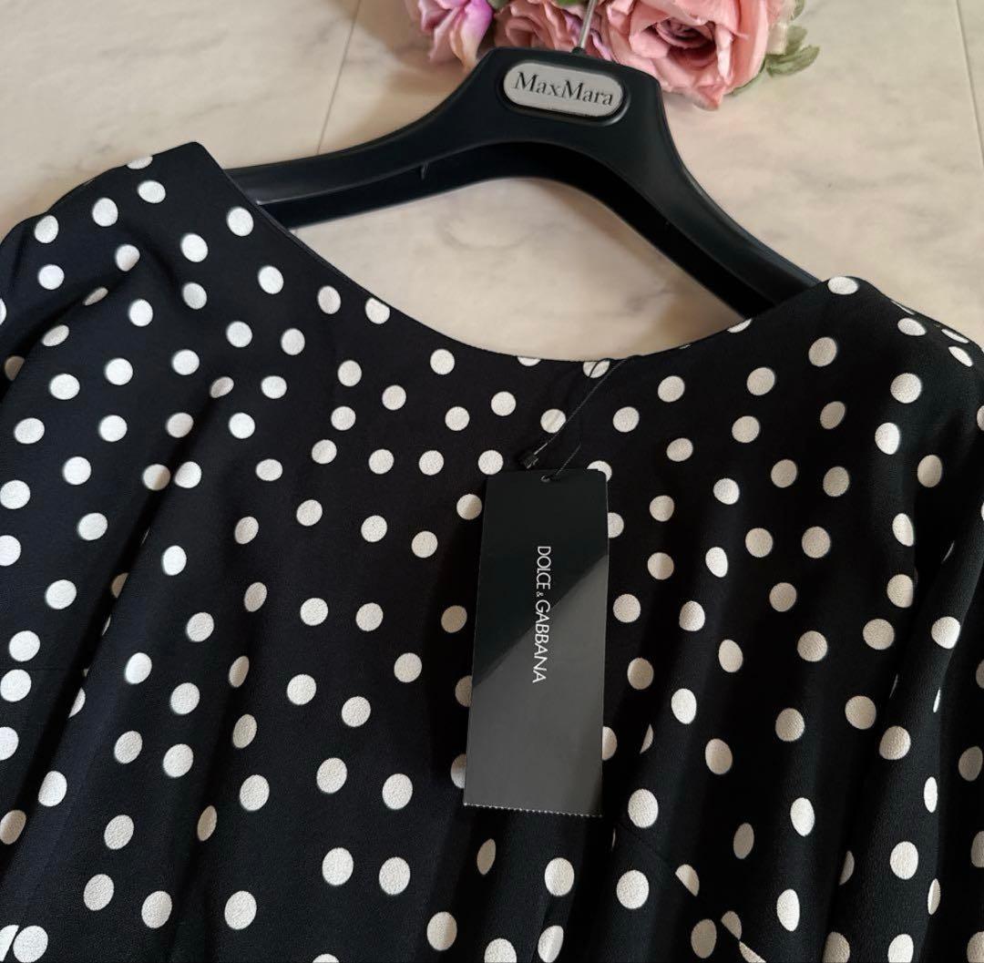 未使用タグ付き★定価25万 DOLCE&GABBANAポルカドット ワンピース