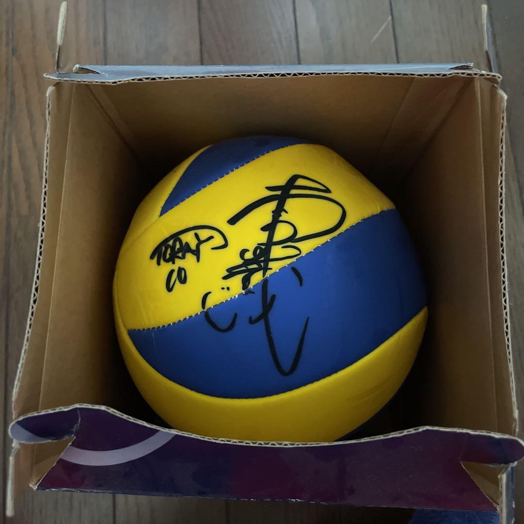 バレーボール　木村沙織　直筆サインボール　値下げしました