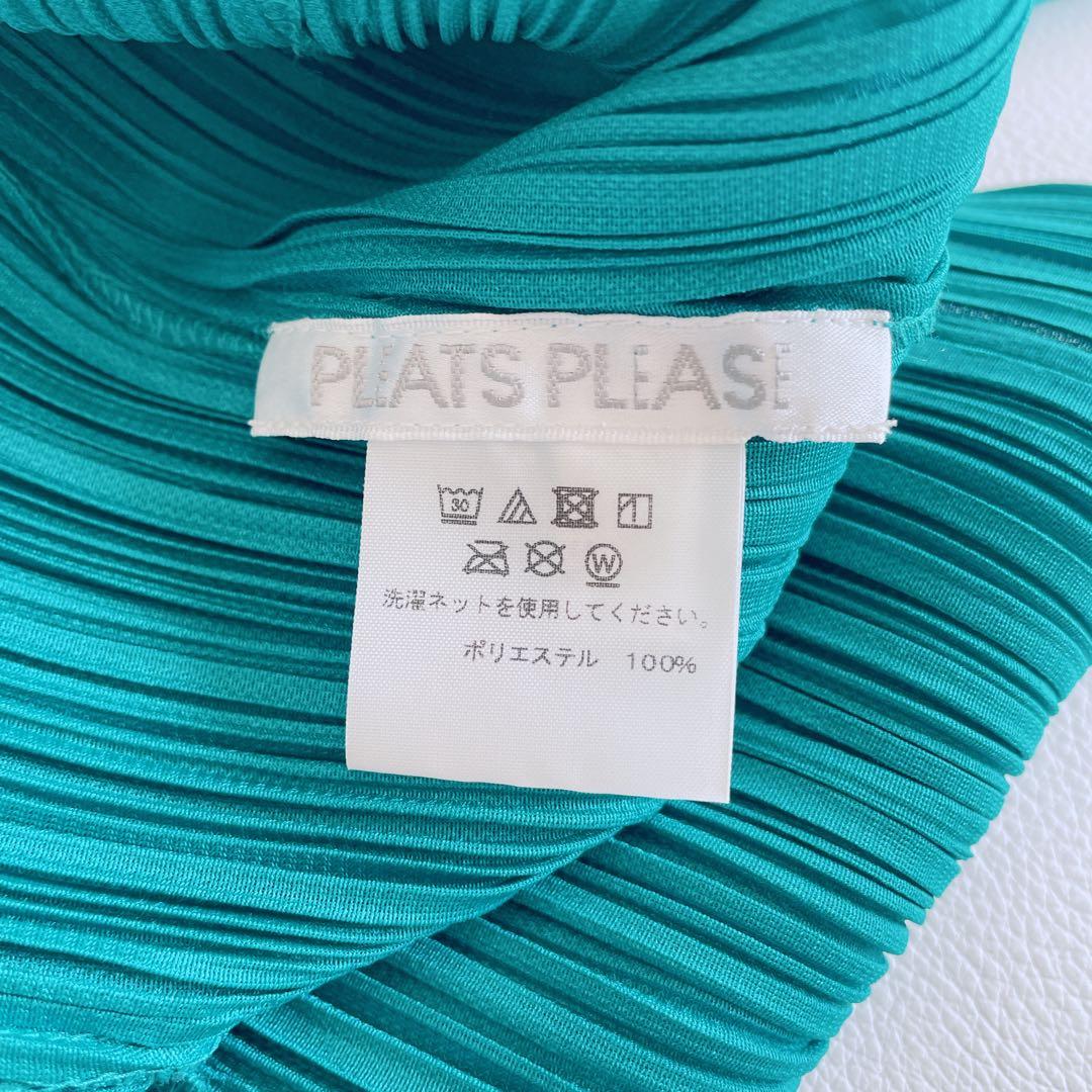 極美品✨近年✨プリーツプリーズ　トップス　チュニック　グリーン　サイズ3 緑