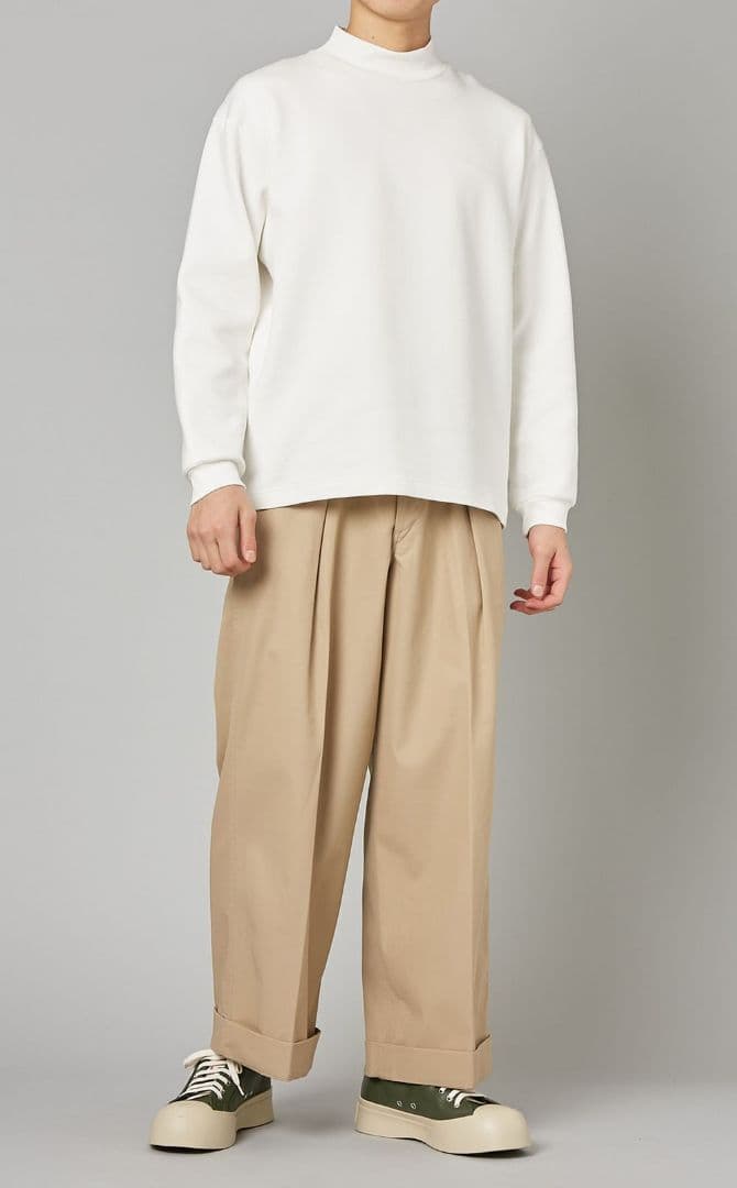 【markaware】41KHAKI WIDE ワイドパンツ チノパンツ