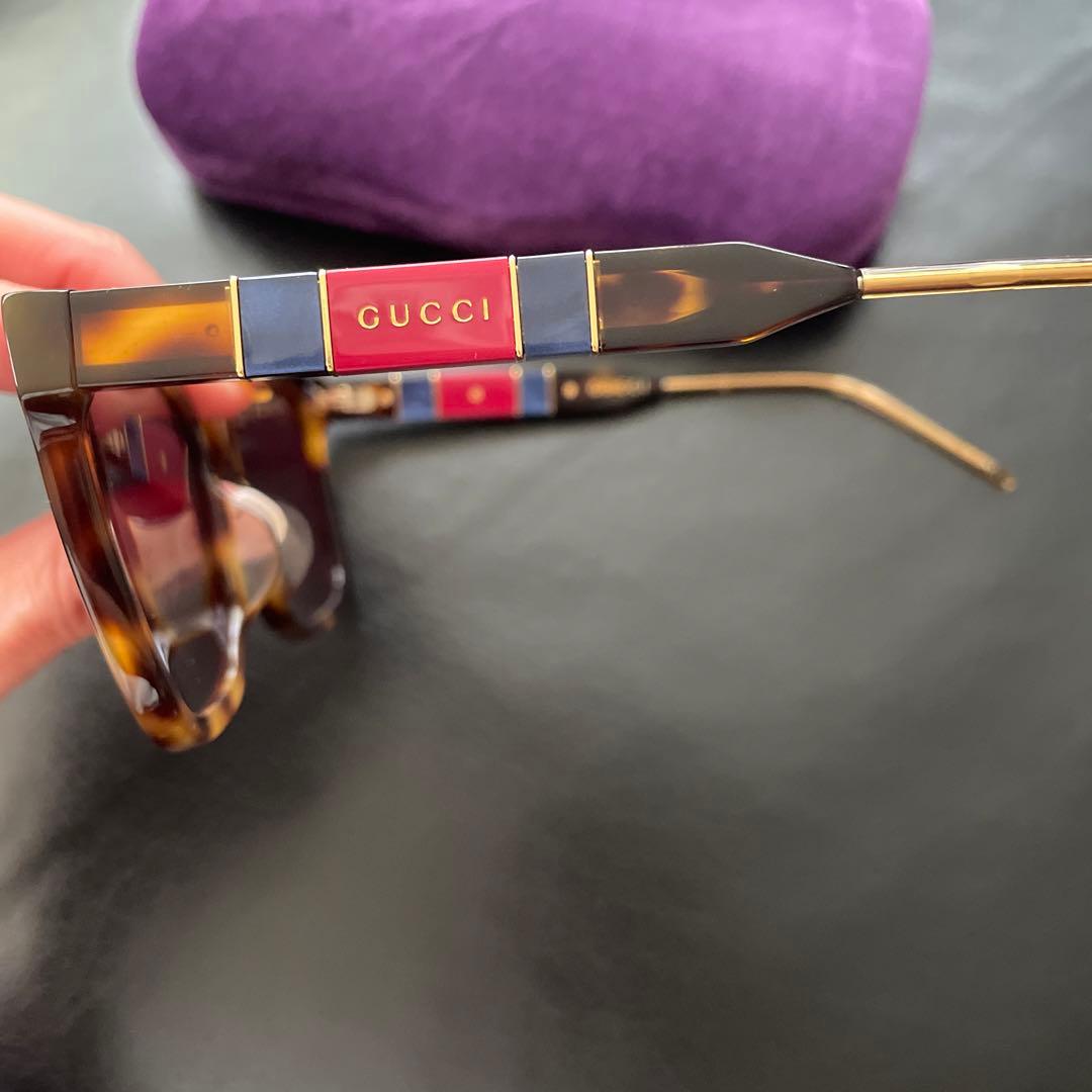 GUCCI ブラウン・トートイズ サングラス