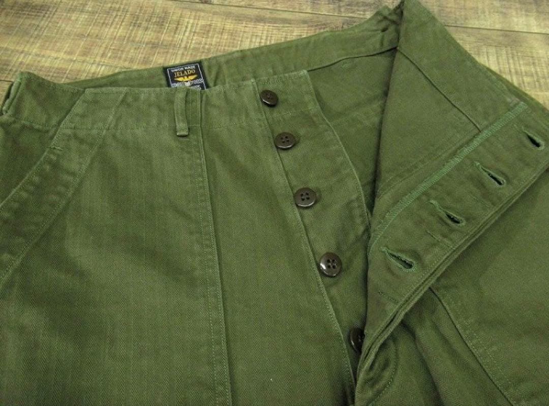 JELADO ジェラード　ベイカー パンツ オリーブ M