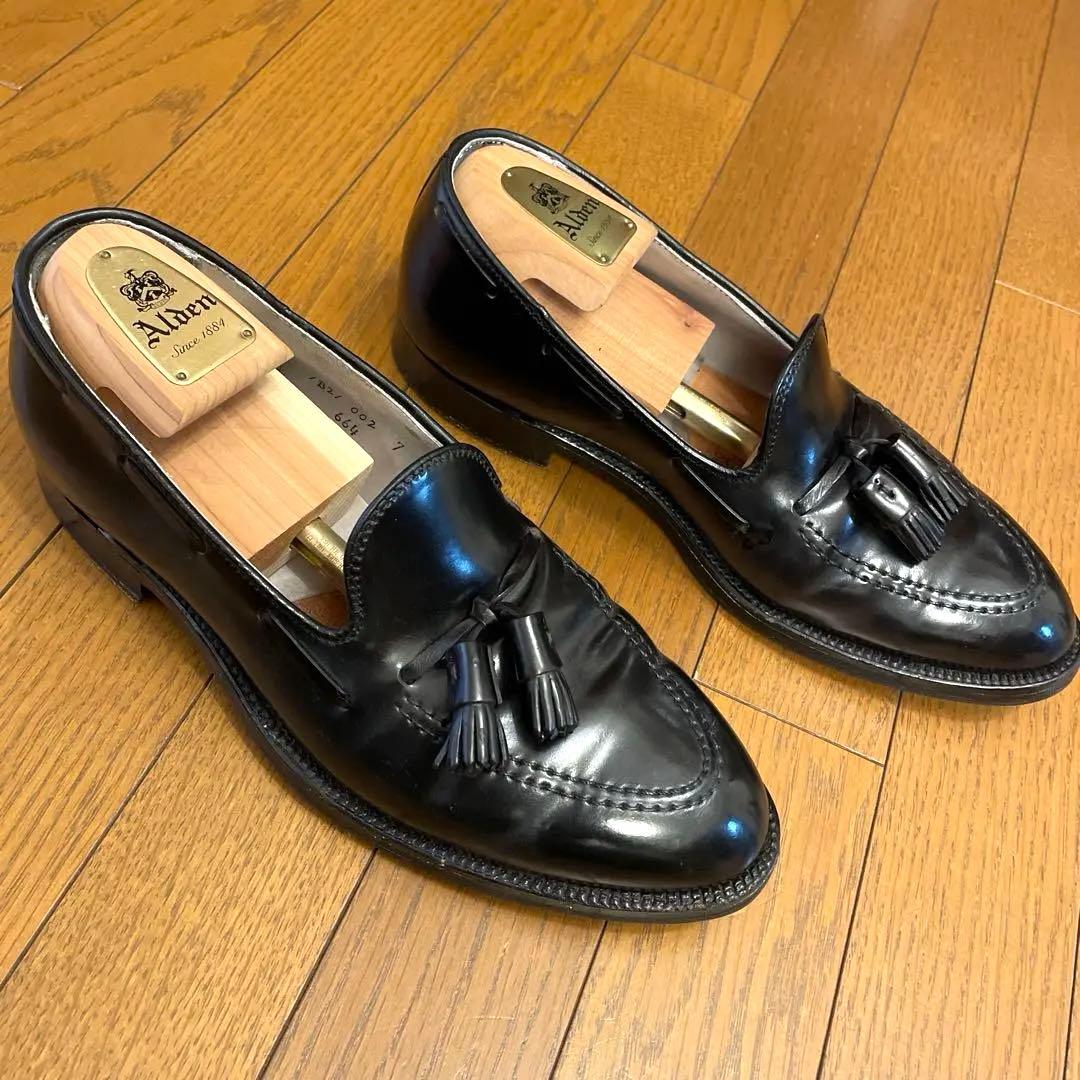 【オメガ様の専用】Alden黒コードバンタッセルローファー664