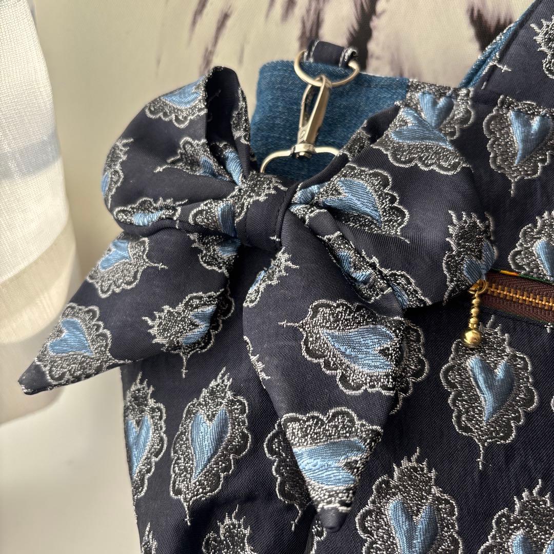 あ*き様 コヤンイサムチョン　ブラックファー×レース　 バック ハンドメイド