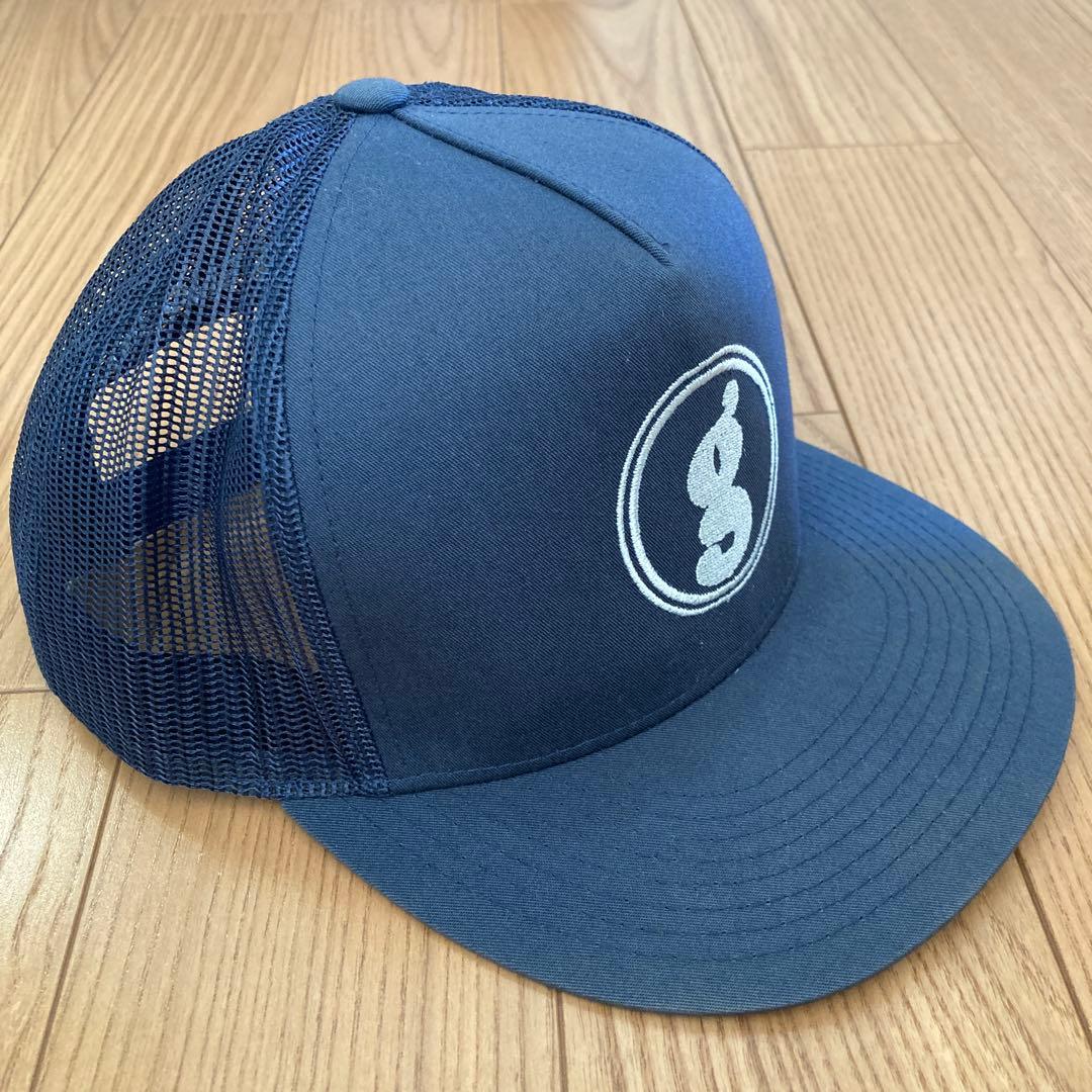 GOOD ENOUGH グッドイナフ ロゴ メッシュキャップ ブルー