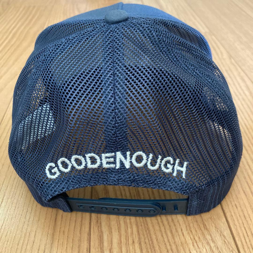 GOOD ENOUGH グッドイナフ ロゴ メッシュキャップ ブルー