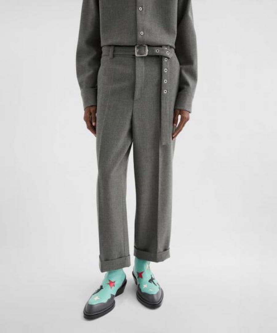 【定価27万】 JIL SANDER 25aw ウールキャンバス　スラックス