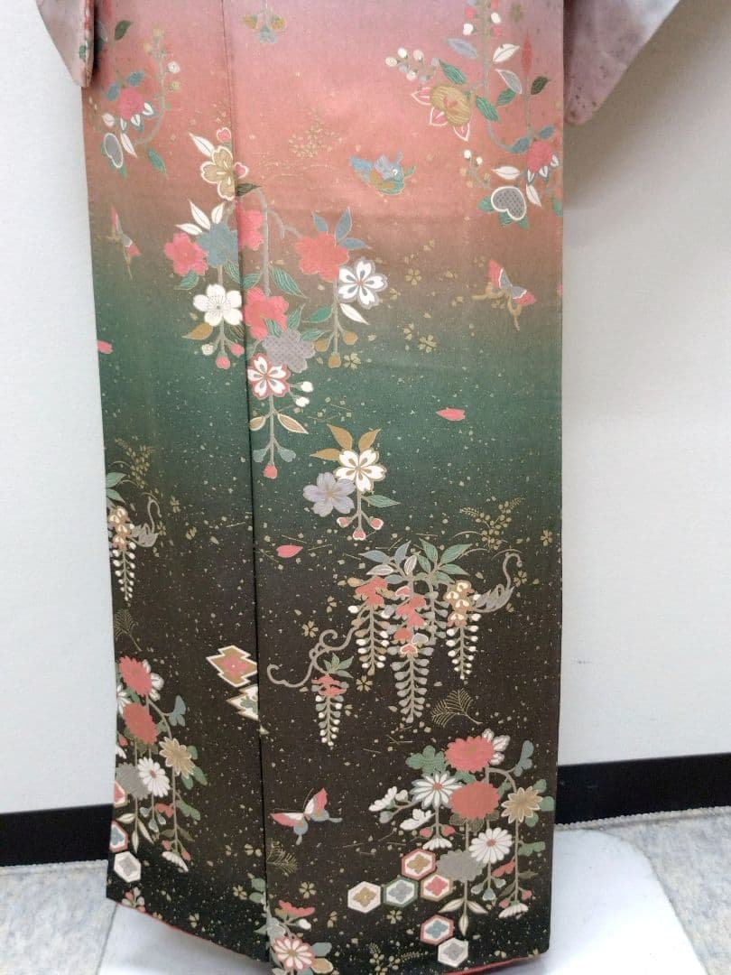 733　半額セール　やまと誂え　正絹　友禅　訪問着　 4点フルセット