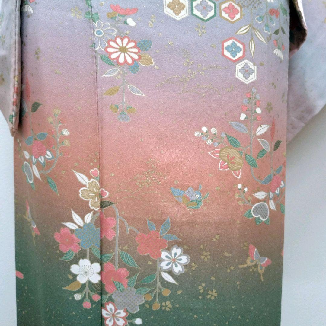 733　半額セール　やまと誂え　正絹　友禅　訪問着　 4点フルセット