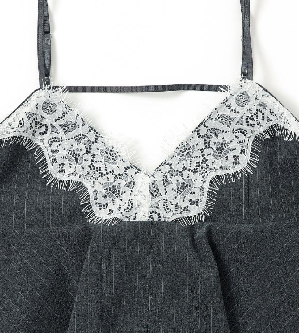 poppy あさぎーにょ　レースキャミチュニック　フリーサイズ 　美品