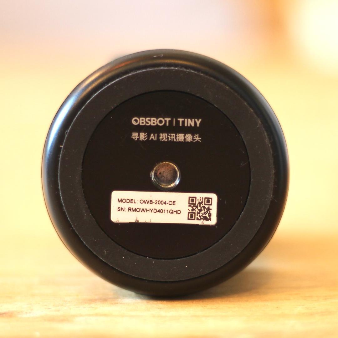 OBSBOT Tiny 第1世代 1080P版 AI追跡4K高画質WEBカメラ
