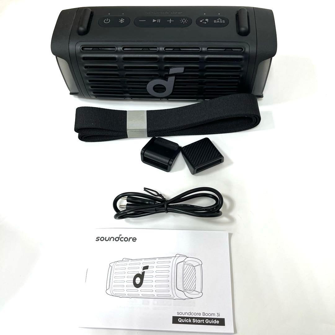 【美品】Anker Soundcore Boom 3i ポータブルスピーカー