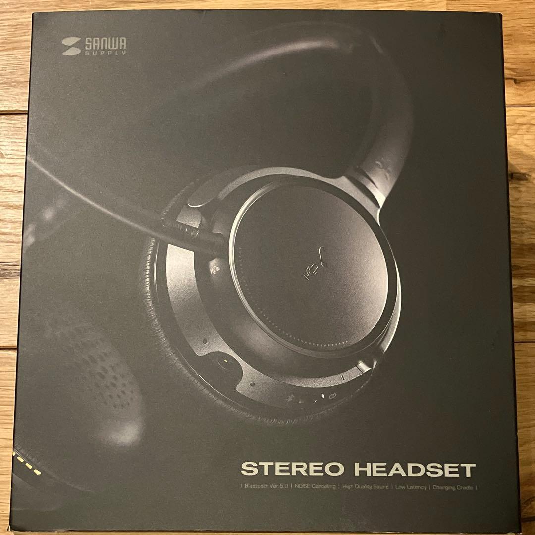 サンワサプライ Bluetoothヘッドセット ノイズキャンセリング