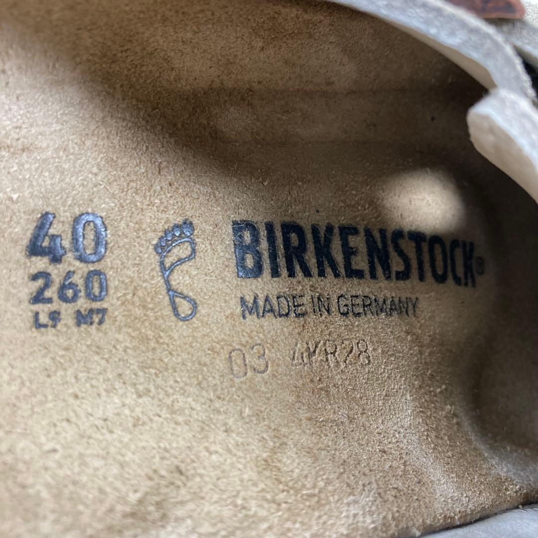 『極美品』BIRKENSTOCK BOSTON スエード サンダル ボストン