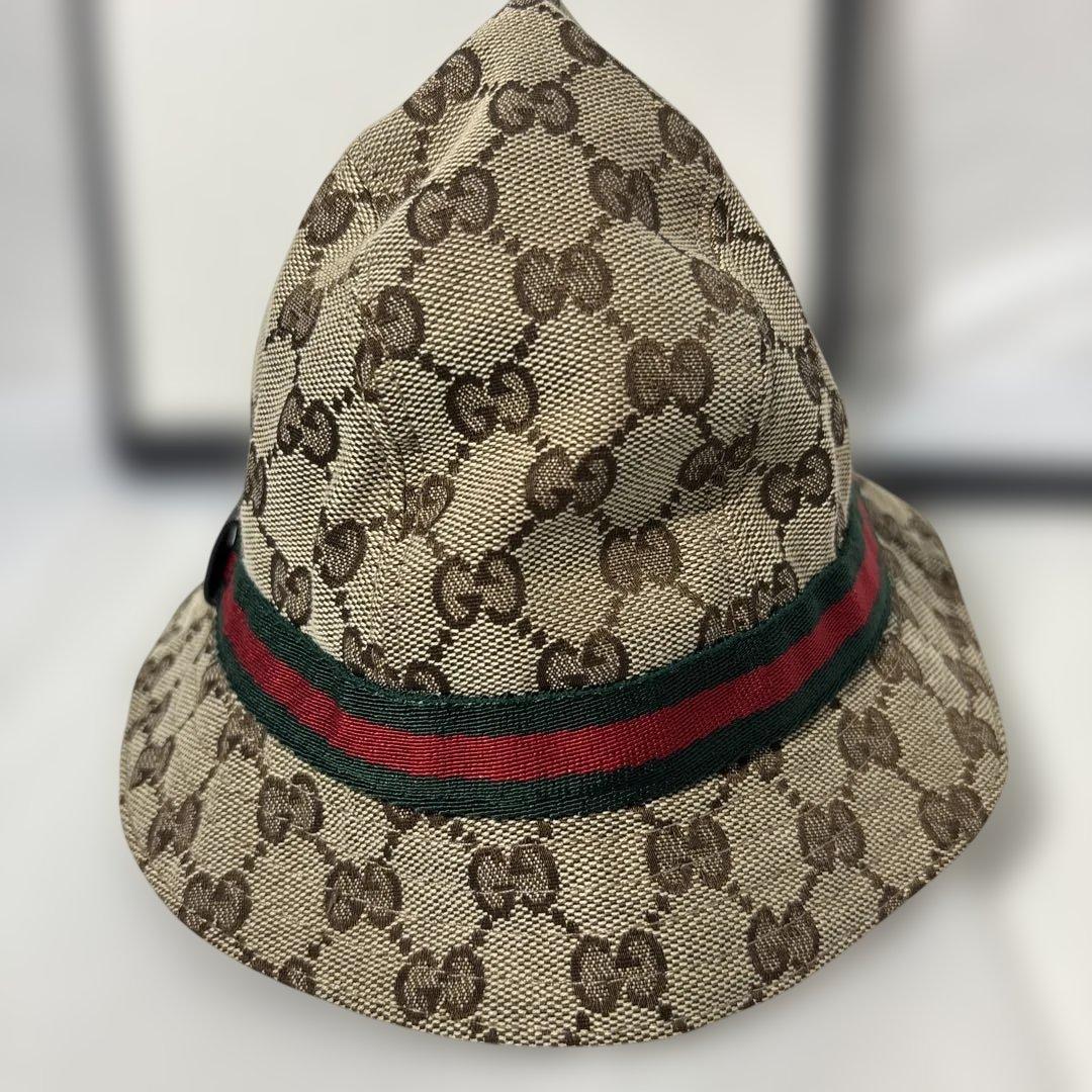 帽子 GUCCI 00's Sherry line GG bucket hat