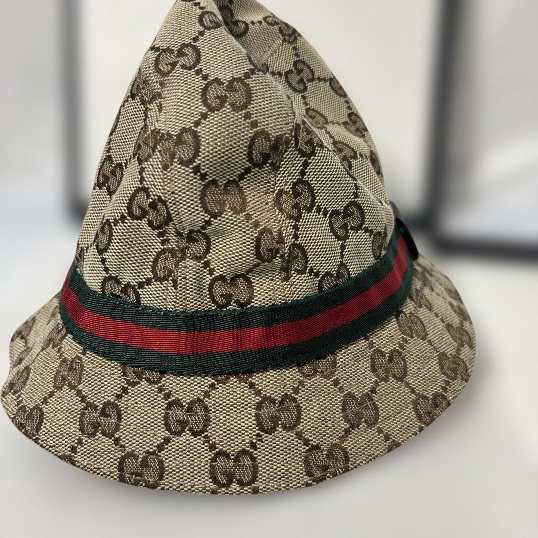 帽子 GUCCI 00's Sherry line GG bucket hat