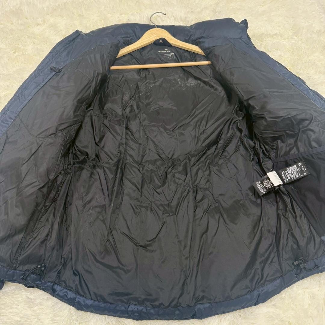 ラルフローレン　RLX ネイビー ダウンジャケット 防水 Lサイズ
