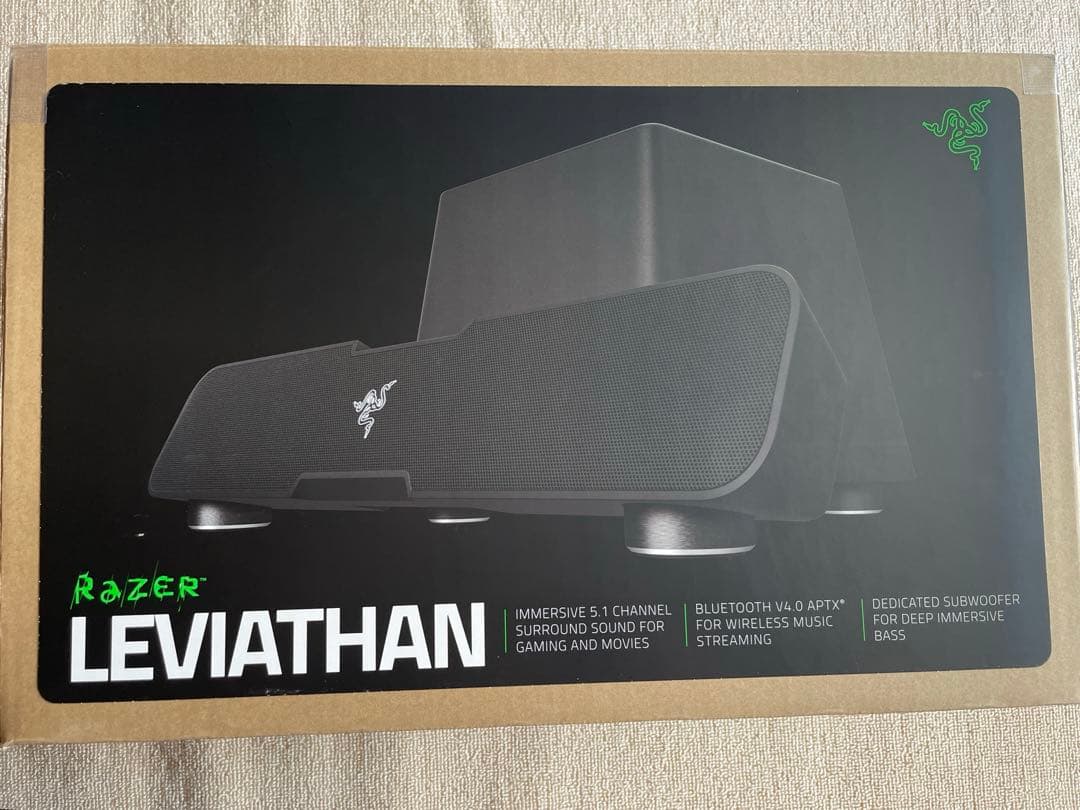【ひなの】Razer Leviathan サブウーハー付デジタルサウンドバ
