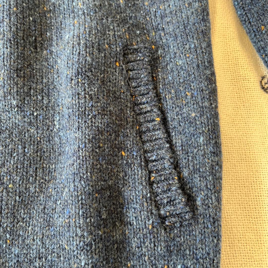 Papas ジップアップ　ニットセーター　新品未使用