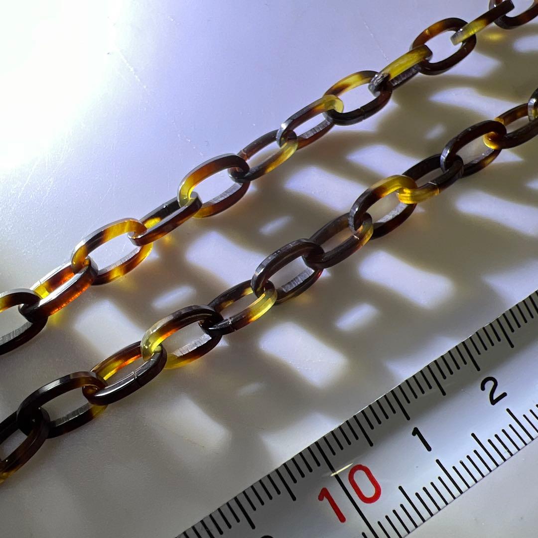 専用本鼈甲　シェルカメオチェーンネックレス　20g 東Y8-0114☆2Fトヒチ