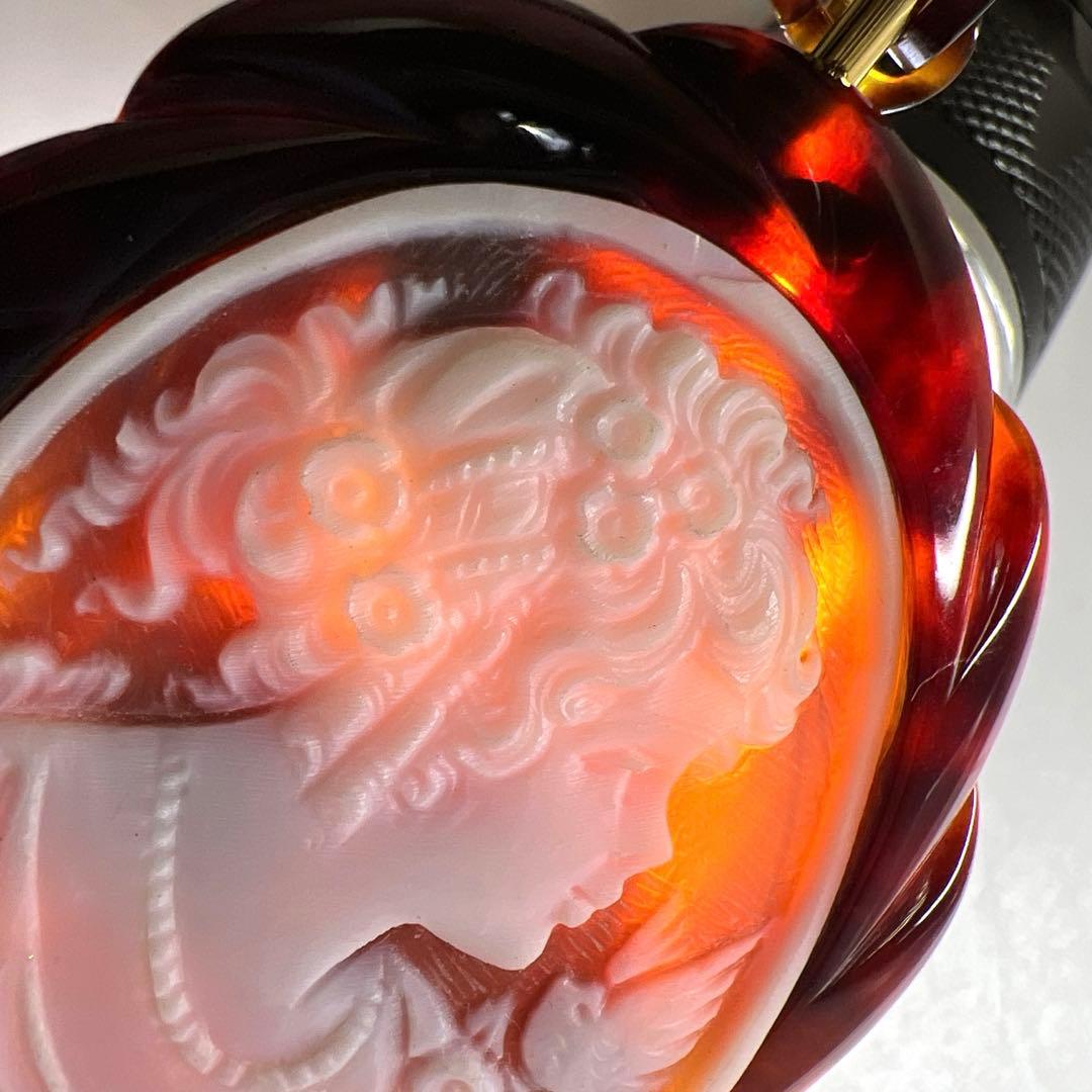 専用本鼈甲　シェルカメオチェーンネックレス　20g 東Y8-0114☆2Fトヒチ