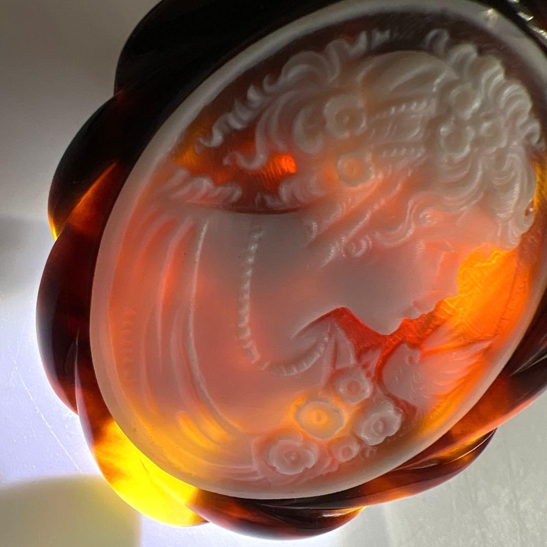 専用本鼈甲　シェルカメオチェーンネックレス　20g 東Y8-0114☆2Fトヒチ