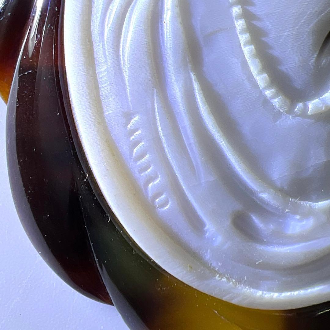 専用本鼈甲　シェルカメオチェーンネックレス　20g 東Y8-0114☆2Fトヒチ