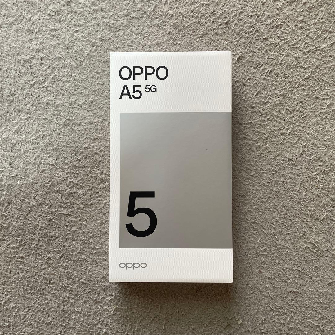 OPPO A5 5G 本体 グリーン　新品未使用　128GB