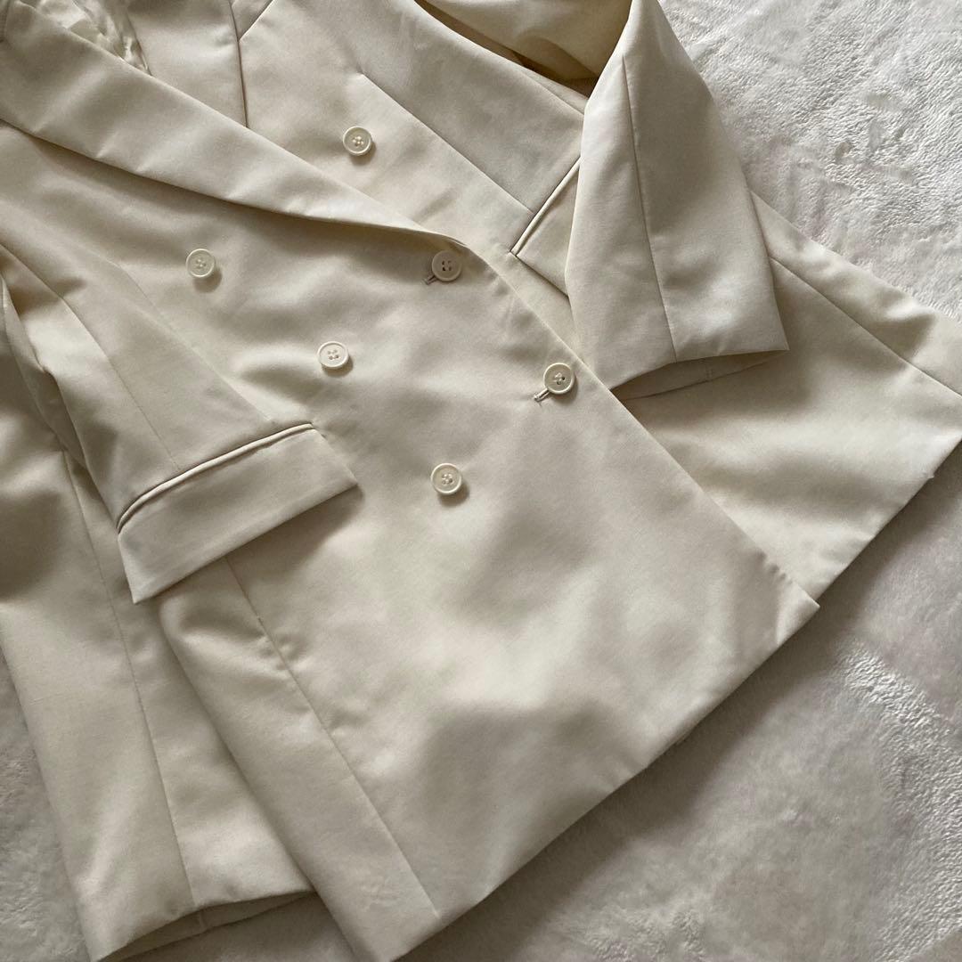 【雑誌掲載】新品 ROPE' 5.2万 ウールモヘヤダブルジャケット 2024年