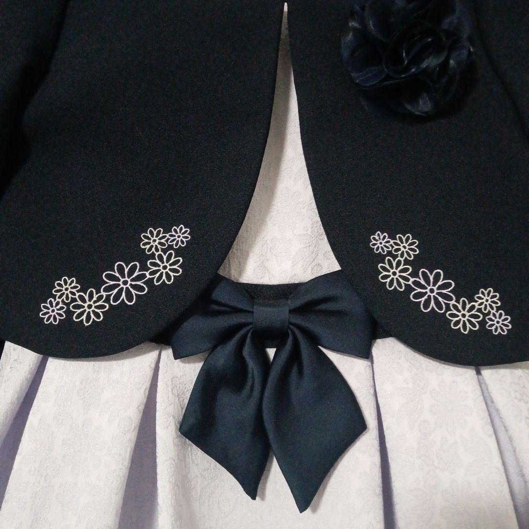 120 紫 ラベンダー フォーマルワンピース 入学式　卒園式　女子　アンサンブル