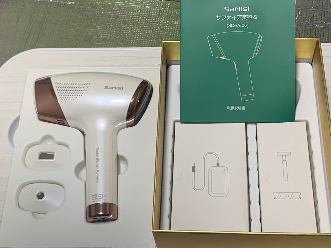 Sarlis-A106 IPL美顔器 冷却機能 新古品 残600,281回