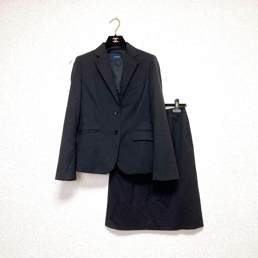 ニューヨーカー スーツ 3点セット 11号 ジャケット スカート パンツ 黒