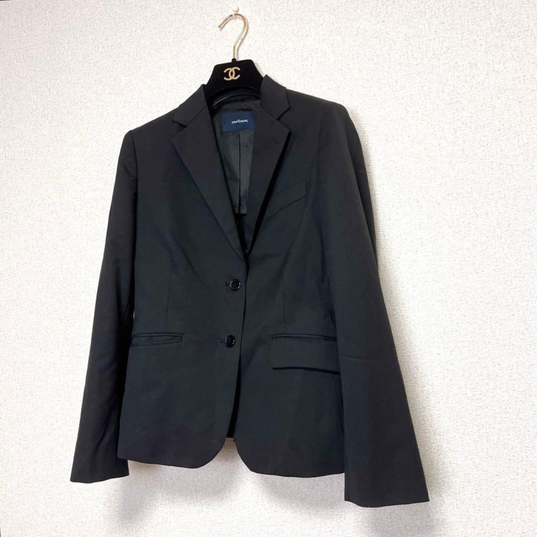 ニューヨーカー スーツ 3点セット 11号 ジャケット スカート パンツ 黒