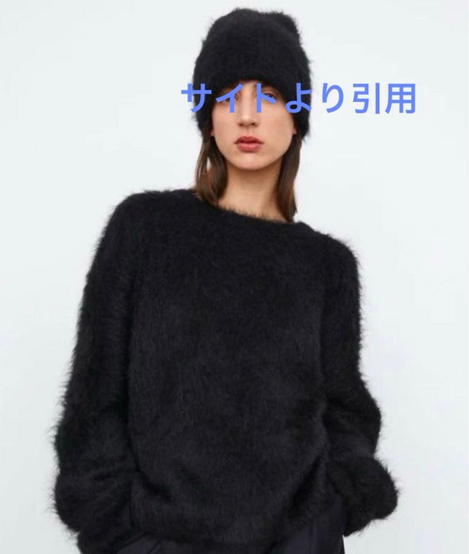 TOTEME/トーテム　ブラック アルパカ ニットビーニー　★新品タグ付き