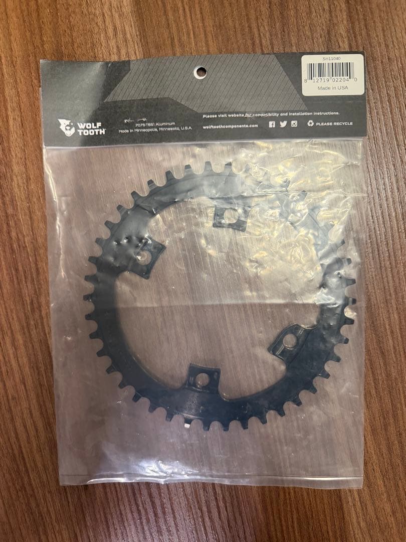 【新品】WOLF TOOTH Drop-Stop 42T チェーンリング