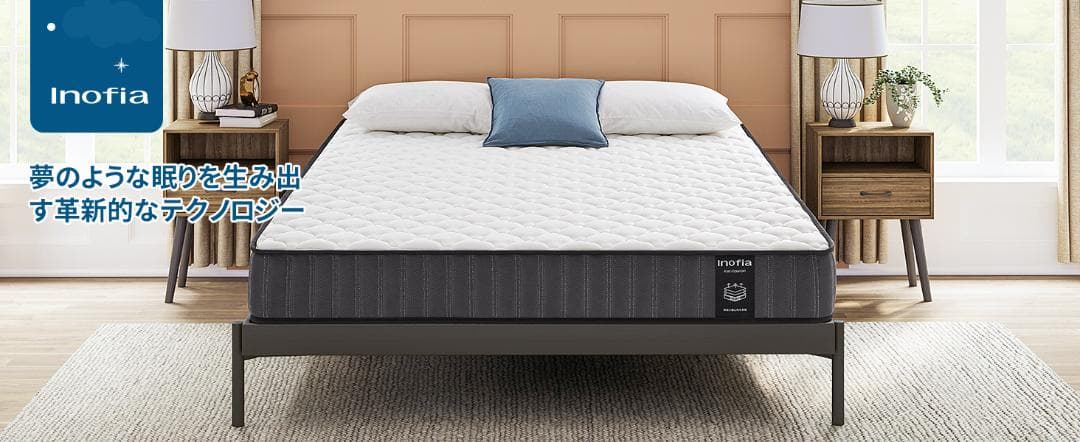 マットレス ダブル 高密度ウレタン 高反発 極厚20cm 体圧分散 3Dメッシュ