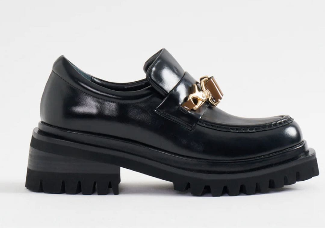 ⭐*ん様 MANAダブルフックローファー ブラック 38size 新品