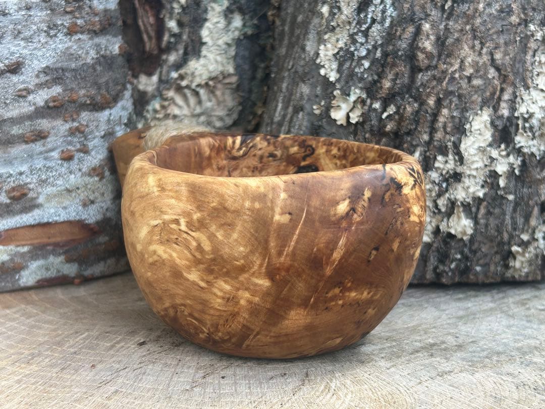 sunswood サンズウッド　白樺瘤　kuksa ククサ1点もの 手彫り