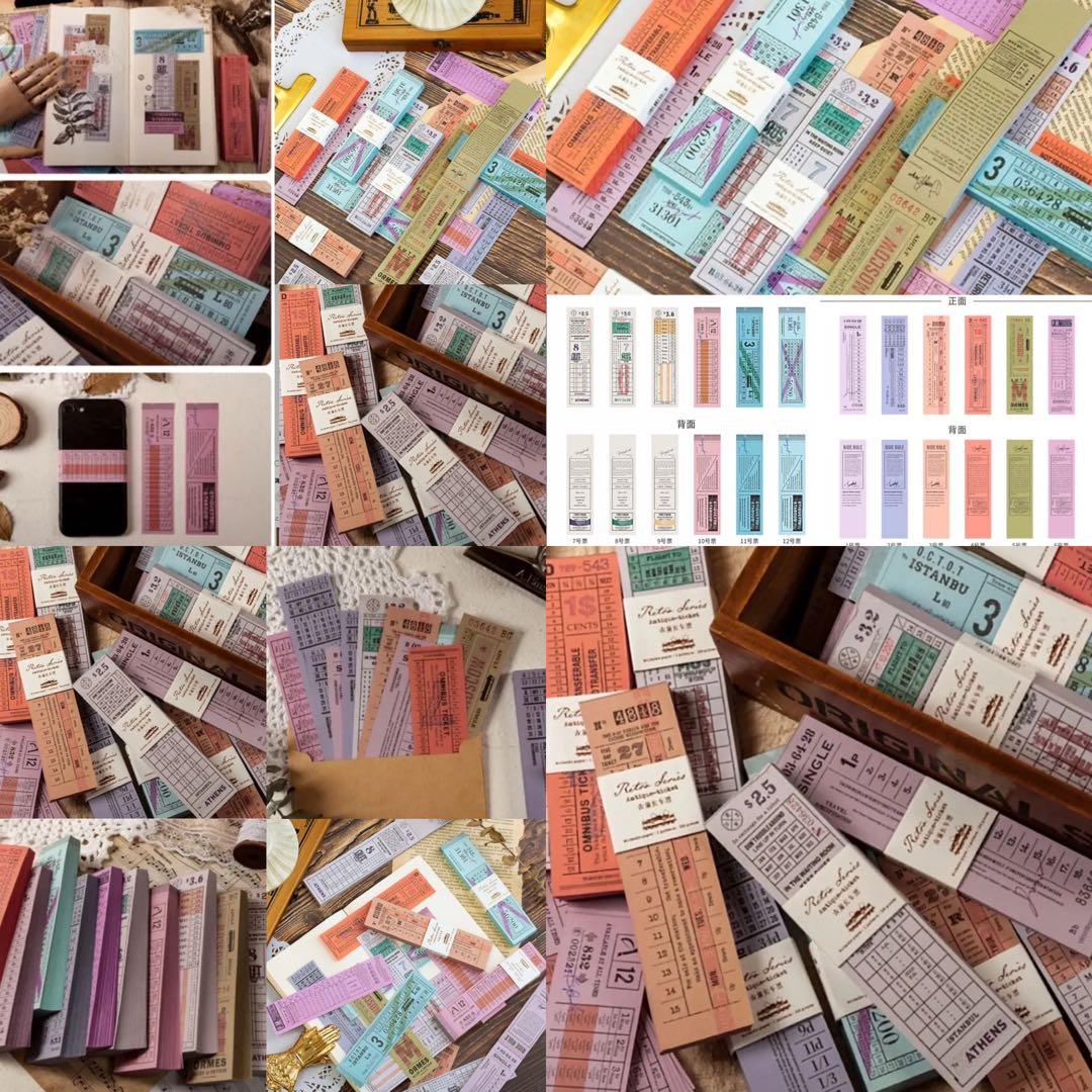 海外文具特大まとめ売り1●新品●コラージュ素材大量★大容量セット