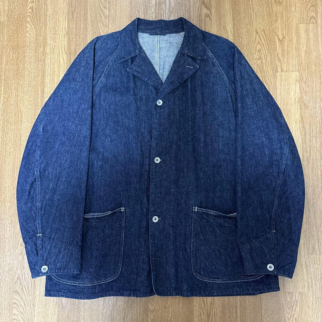 【COMOLI】21AW デニムワークジャケット サイズ2 未使用に近い 美品！