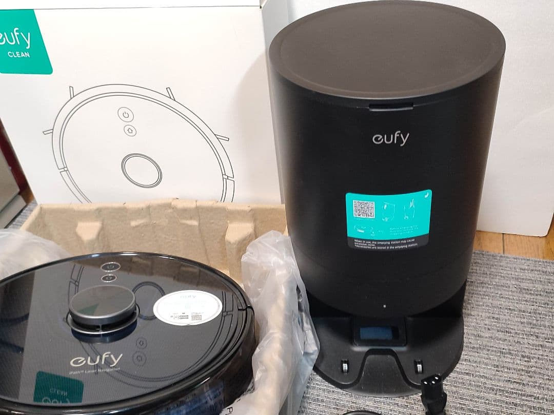 Gufy ロボット掃除機　ルンバ　ゴミ回収ステーションあり