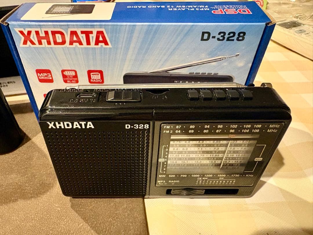 SONY XDR-56TV ワンセグラジオ ＋「XHADATA D-328 」