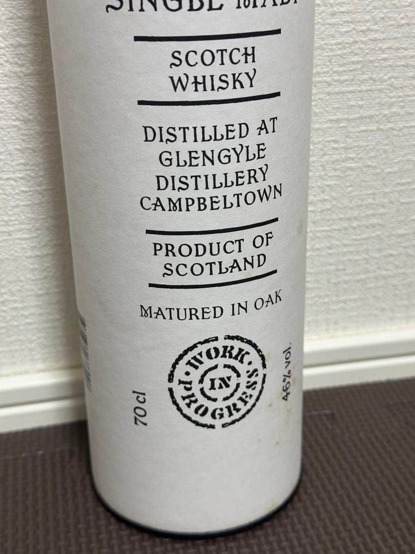 希少 終売品 キルケラン ワーク イン プログレス #1 第一弾 シングルモルト