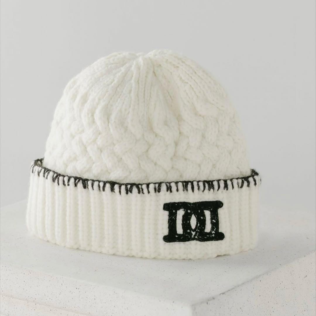 darich DD ロゴバスケットニットビーニー WHT