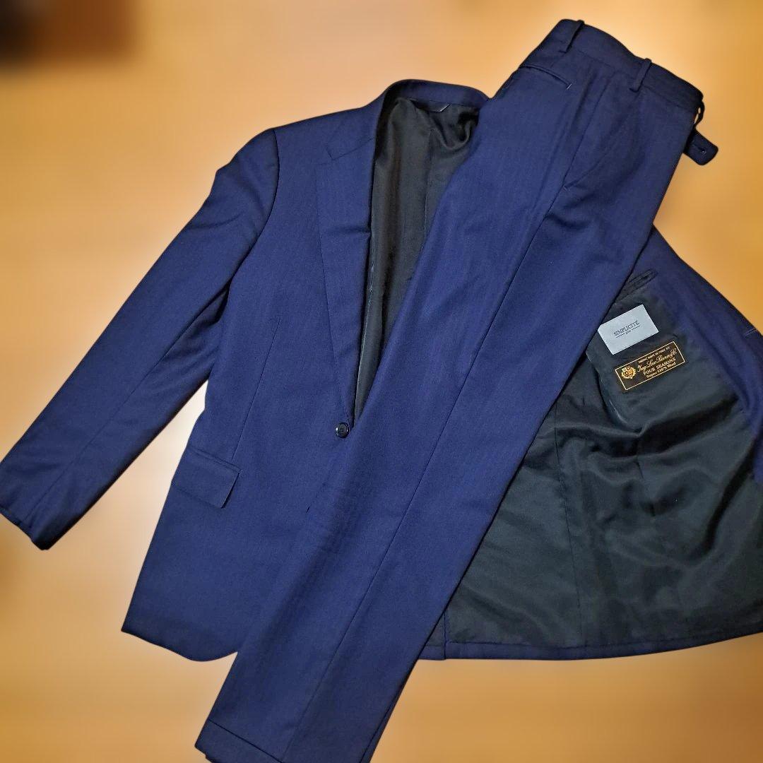 SIMPLICITE plus スーツ 最高級生地 ロロ・ピアーナ