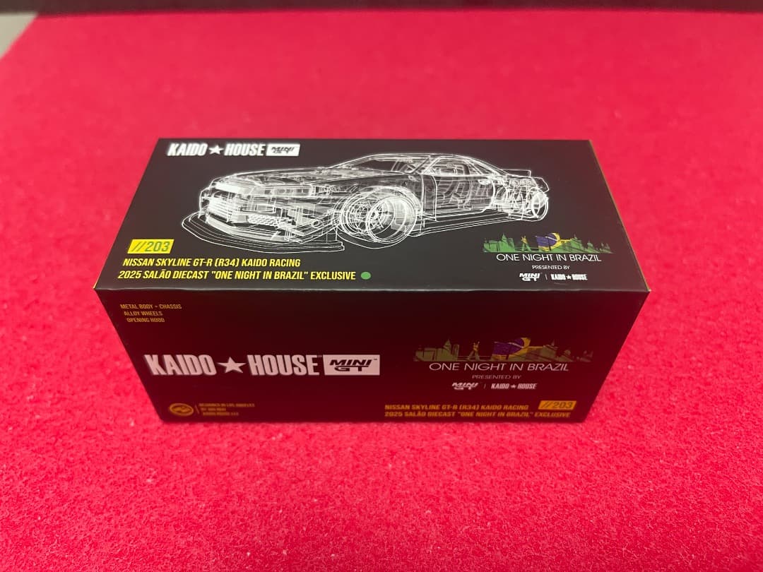 ミニカー One Night in Brazil Kaido House GTR 34