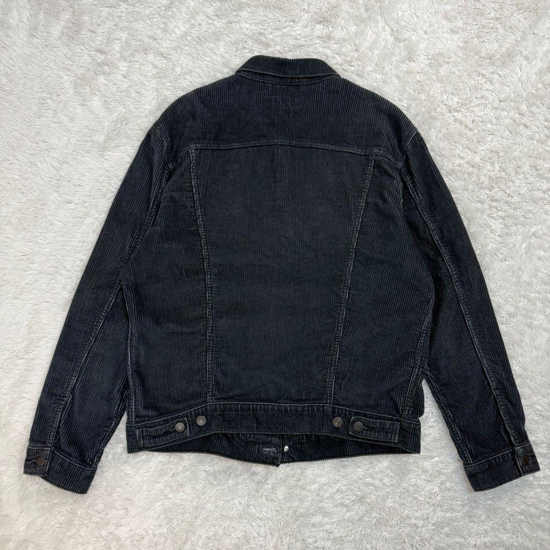 390【希少コラボ】ゴーシャ×リーバイス‪☆刺繍ロゴコーデュロイデニムジャケット