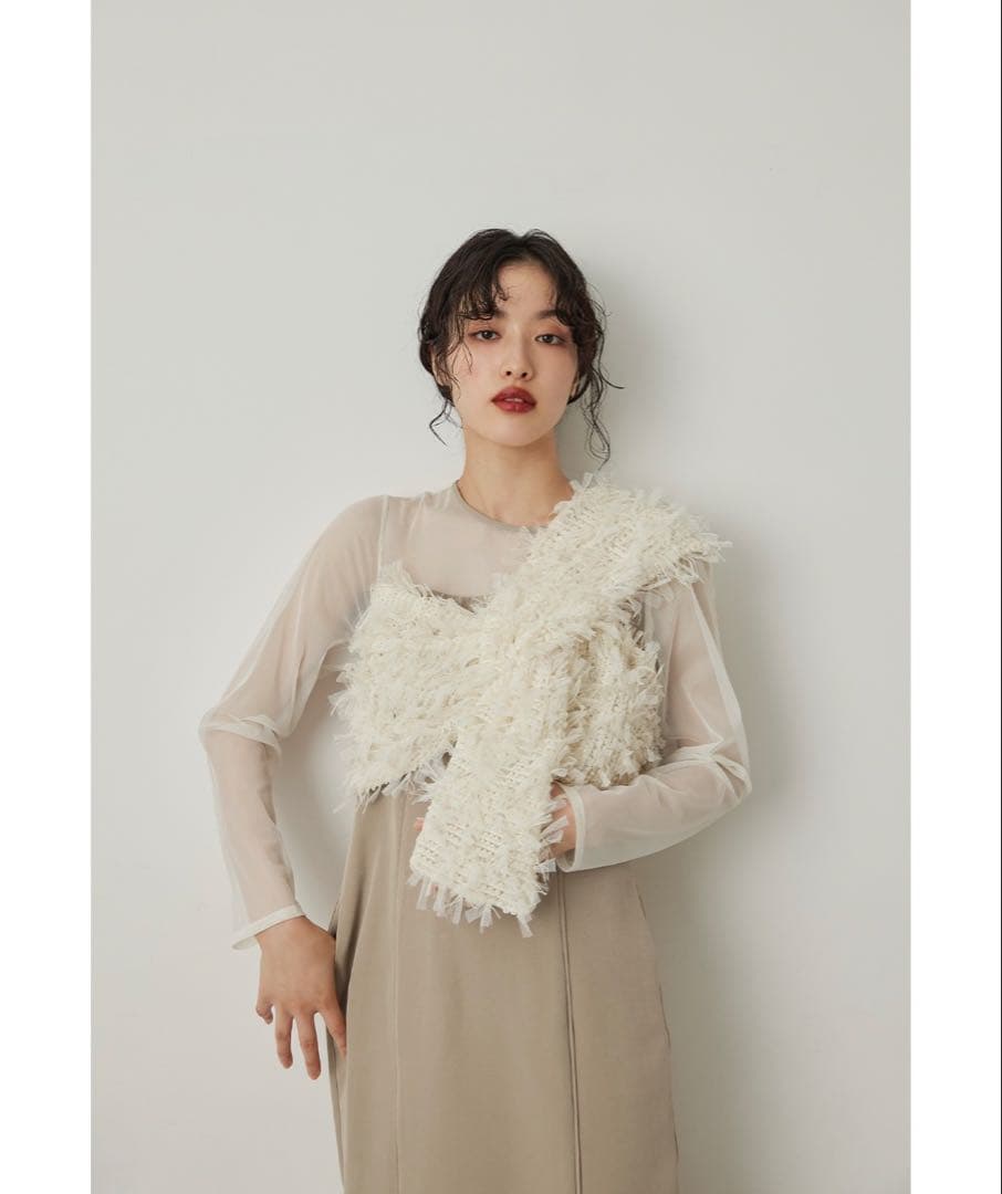 【2/14まで値下げ】アンドレスド niana　オケージョンドレス　ベージュ　S