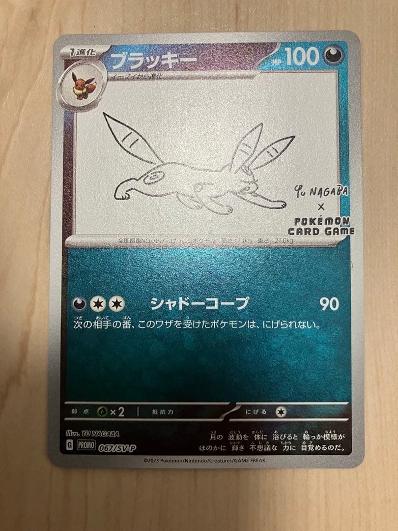 傷あり特価　ブラッキー　YU NAGABA 長場　ブラッキー